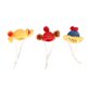 thumbnail image 2 of Lindo sombrero de animales pequeños cómoda correa ajustable suave elegante sombrero de hámster de 3 piezas para mascotas pequeñas ANGGREK Otros, 2 of 8