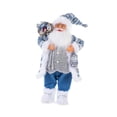 thumbnail image 1 of Estatua de Papá Noel, figura de Papá Noel de pie de 23,6 pulgadas, figura de Papá Noel de pie para Navidad para año Nuevo, habitación, exterior, 1 of 8