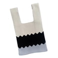 thumbnail image 3 of Bolso tote de punto para mujer, ligero, estético, tipo hobo, para compras gris, 3 of 9
