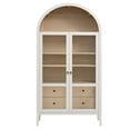 thumbnail image 2 of Modway Nolan Armoire de Rangement et d'Exposition Arquée de 74 Pouces de Hauteur en Chêne Ivoire, 2 of 10