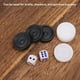 thumbnail image 4 of Fichas de Backgammon de Viaje Ecomeon 22mm Plástico Negro Blanco 15 Piezas Negras 15 Piezas Blancas 2 Dados, 4 of 4