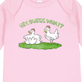 thumbnail image 4 of Inktastic Hey, Guess What? Chicken Butt Boys or Girls Long Sleeve Baby Bodysuit, 4 of 5