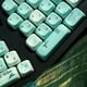 thumbnail image 4 of PBT KeyCaps Conjunto 131 Teclas para 60 65 75 Teclado 100 Por Ciento () Verde, 4 of 9