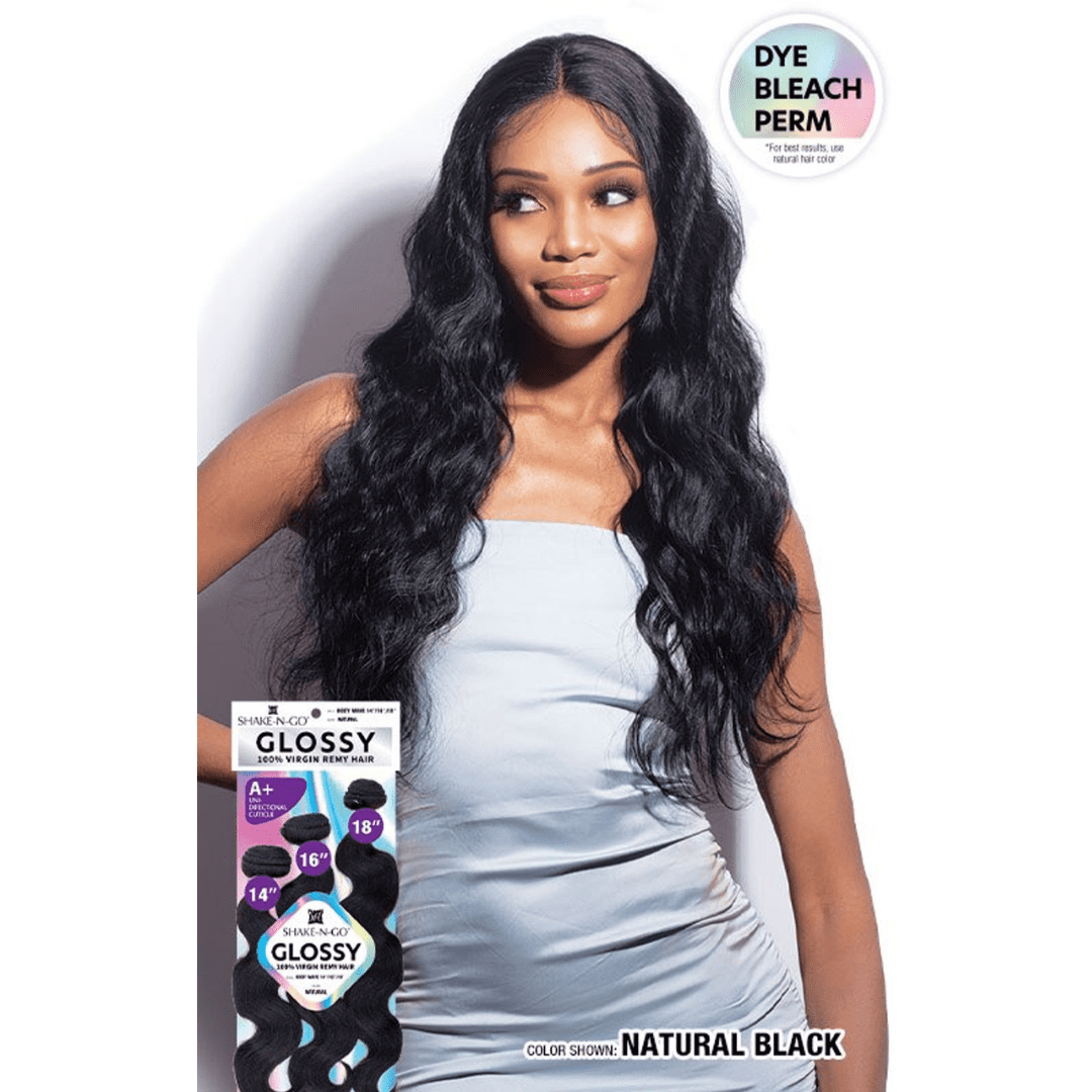 Shake N Go Glossy 100% Virgin Remy Hair Weave - DEEP WAVE