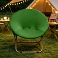 thumbnail image 2 of AYktou Saucer Chair Covers, Stretch Fabric Round Chair Cover Slipcovers Waterproof Foldable Chair Protector Washable Furniture Chair Cloth for Lazy Chair Bedroom Office Dorm Rest Chair, 2 of 7
