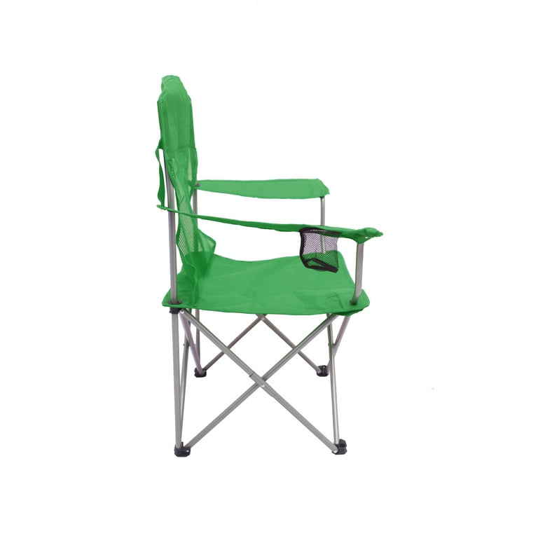 Ozark Trail Basic Mesh Folding Camp Chair with Cup Holder for