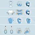 thumbnail image 5 of Cool Neck Gaiter Mask for Men & Women - Full Face Covering Balaclava UV Fishing Bandana Scarf Covering for Dust & Sun Protection Seamless Neck Gaiter Shield Scarf Bandana Face Mask Headbands, 5 of 5
