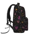 thumbnail image 3 of Easygdp Heart and Stars Mochila Ergonómica Versátil para Laptop - Múltiples Bolsillos, Correas Ajustables, Unisex para Escuela, Viajes y Actividades al Aire Libre-One Size, 3 of 5