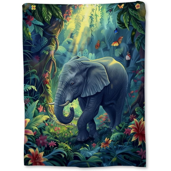 Stunning Elephant Blanket 30" x 40"