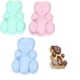thumbnail image 1 of Juego de 3 moldes de Silicon MYMFRIDI en forma de oso Color rosa verde agua y azul, 1 of 2