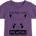 thumbnail image 3 of Pokémon - Electric Type Pikachu - Youth Girls Short Sleeve Graphic T-Shirt, 3 of 5