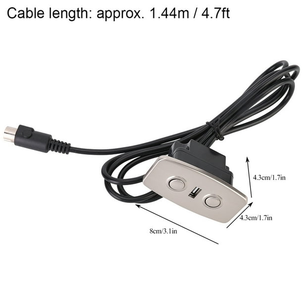 Interruptor Elevador de Silla Reclinable Eléctrica Con Carga USB Para El Hogar, Material Duradero ABS de Alta