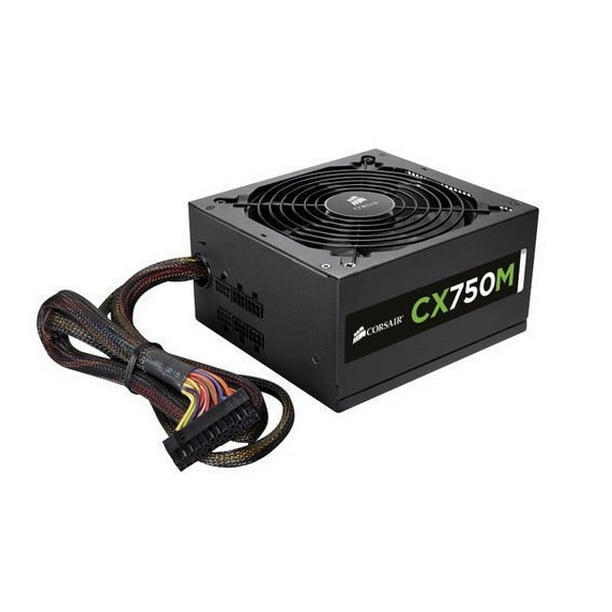 Refurbished Corsair Cp Na Cx Series Modular Cx750m 750w Atx Power Supply Black Walmart Com Walmart Com