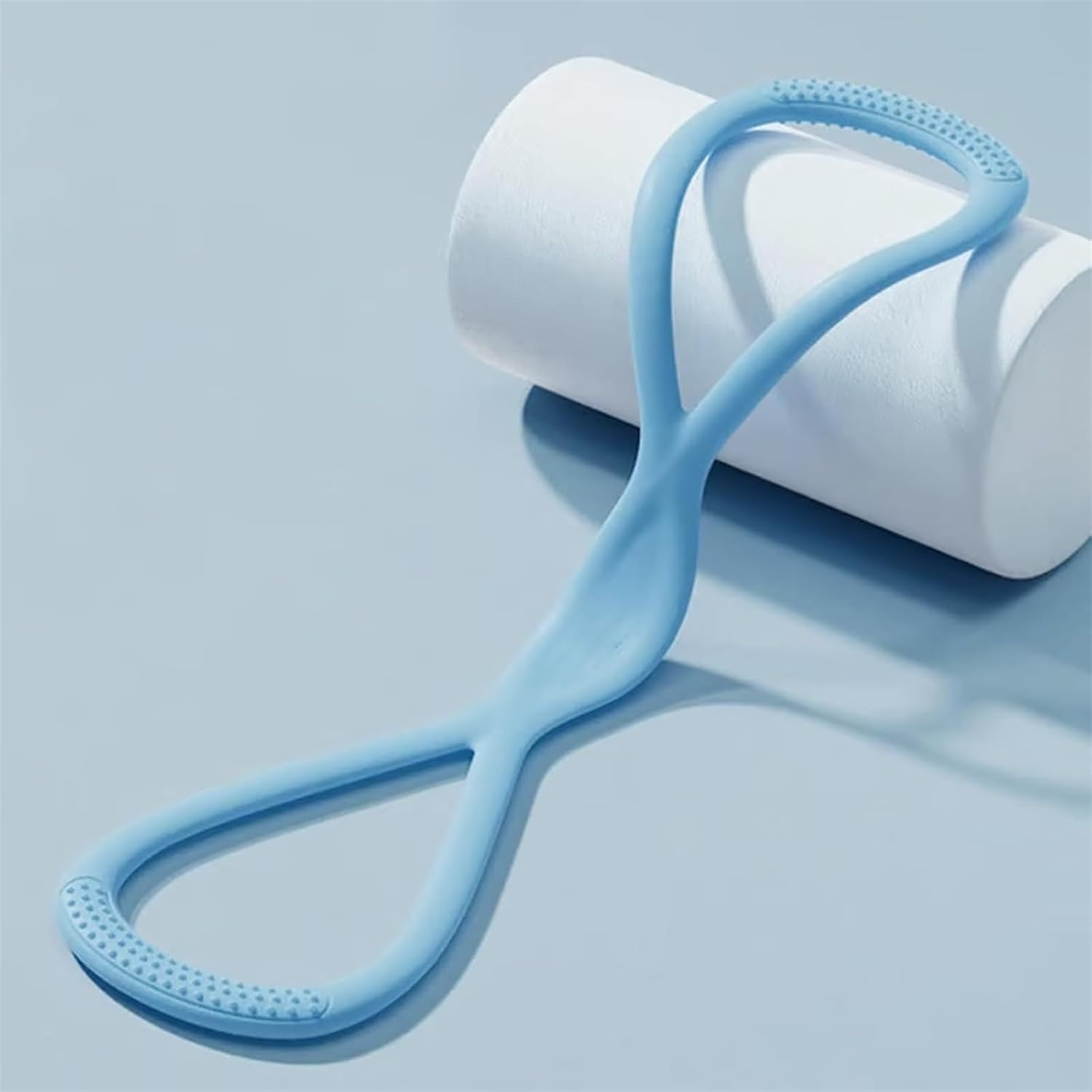Visulong Figure 8 Resistance Band with Handles, Luminous Pull Rope for Arm & Leg Toning, Strength Training, Physical Therapy, Home Gym Fitness for Women & Men