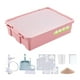 thumbnail image 5 of Mesa de luz para pintar con arena para niños, kits de pintura con arena, juguete de arte preescolar para Rosa Avanzado, 5 of 9