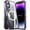 Purple, variant on Plating Matte for iPhone 16 Case, [Drop Protection] [Anti-Fingerprint] Silky Touch Hard PC Back with Non-Slip Metal Edge, Shockproof Case for iPhone 16, Gold