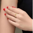 thumbnail image 2 of Multi Gemstone Eternity Wedding Engagement Band Ring 925 Sterling Silver Yellow Gold Plated Gemstone Jewelry For Women Gift, 2 of 5