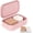 Pink, variant on Solid Shampoo Bar Holder, Large Leakproof Travel Soap Case, Silicone Soap Box with Draining Layer, Enhanced Soap Container, Suitable for Camping, Gym, Bathroom, Outdoor Essentials, Pink