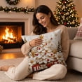 thumbnail image 6 of 4 Pcs Christmas Decorative Throw Pillow Covers, Embossed Visual Holiday Cushion Slipcovers, Pillow Cases With Hidden Zipper for Sofa Couch Indoor Xmas, 6 of 6