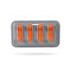 thumbnail image 1 of Colgador montado en la pared para cocina, organizador de ganchos, estante para botellas de condimentos, sin perforaciones, extraíble, soporte Almacenamiento y organización del hogar Gris claro Bewildely HA061172-02B, 1 of 6