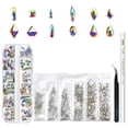 thumbnail image 1 of Diamantes De Imitación Ab Cristal Nail Art Set Diy Diamantes De Imitación Gemas Para Uñas Clase Transparente Multiforma Parte Posterior Plana Brillante Uñas Gemsmfor Nail Art Monstrate CE007372-02, 1 of 6