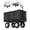 Black with Waterproof Liner, variant on 800 LBS Heavy Duty Garden Cart Wagon, All-Terrain with 10 Inch Pneumatic Tires and Removable Mesh Sides Outdoor Yard Cart for Landscaping Farm Backyard - Black