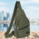 thumbnail image 3 of Bolso Bandolera para Hombre: Bolso Bandolera con Cremallera para El Teléfono, Ideal para El Trabajo y Viajes, con Múltiples Bolsillos y Correa Ajustable, En Colores Caqui, Verde y Café., 3 of 6
