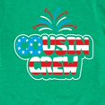 thumbnail image 3 of Instant Message - Cousin Crew Patriotic Art - Toddler And Youth Short Sleeve Graphic T-Shirt, 3 of 6