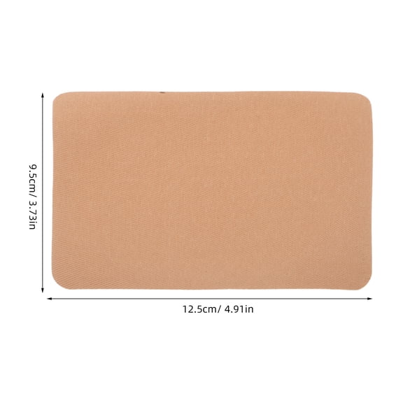 FONDOTIN 1Set Rectangular Fabric Patch for Sewing Clothes Repair Iron on Adhesive Backing
