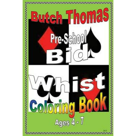 Pre-School Bid Whist Coloring Book Paperback (Best Bid Whist App)