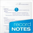 thumbnail image 4 of (2 pack) Oxford® FocusNotes® 1-Subject Notebook, 9" x 11", 100 Sheets, 4 of 6