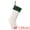 White Green, variant on Unique Bargains Luxurious Cable-Knit Christmas Stocking White Red 18"