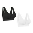 thumbnail image 4 of Miracle Bamboo Comfort Bra Deluxe All Day Best Lift  And Support Seamless Wireless Comfort Design- L 37-40"- Set of 2, 4 of 5