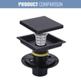 thumbnail image 5 of Wowow 6 in. x 6 in. Stainless Steel Square Shower Drain with Tile-In Pattern Drain Cover, 5 of 5