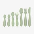 thumbnail image 6 of ezpz Developmental Utensil Set (Sage), 6 of 32
