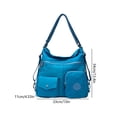 thumbnail image 3 of MesaSe Women Backpack Multifunctional Female Handbags Portable for Work (Light Blue), 3 of 10