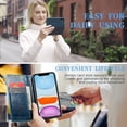 thumbnail image 4 of Leather Case for iPhone 11 Card Slot Folio Flip Wallet Case for iPhone 11 Premium PU Magnetic Kickstand Cover Soft TPU Inner Case Blue, 4 of 14