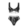 thumbnail image 4 of Rocae I Need More Space for Bikini Set for Women Two Piece Sexy High Swimsuits Split Crossover Bikini Small, 4 of 9