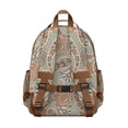 thumbnail image 3 of Tribal Retro Paisley Floral Backpack Spine-Protecting Design for Commuters, 3 of 5