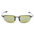 thumbnail image 2 of SUNGLASSES - POLARIZED FASHION SUN GLASSES MAUI JIM  GRIS TRASPARENTE  UNISEX - MEN and WOMEN HT807-1120, 2 of 2