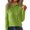 Green, variant on Ladies' Casual Solid Color Knitted Raglan Hooded Sweatshirt for Sporty and Relaxed Looks, Ideal for Layering,Beige,L