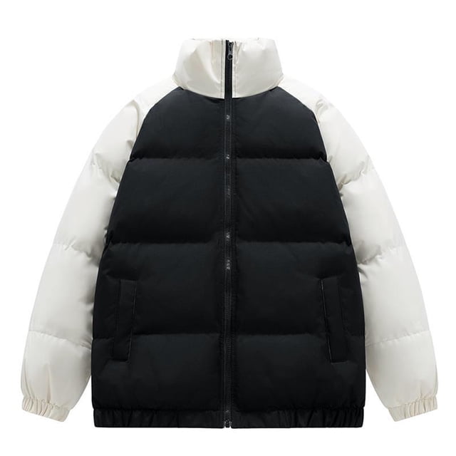 LOVZFMLL Jackets for Men Man Raglan Sleeve-padded Clothes Winter Style Teenagers Versatile High Street Easy Keep Warm Loose Coat