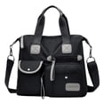 thumbnail image 2 of Bolso de Hombro Cruzado Macarena para Mujer con Múltiples Bolsillos Negro, 2 of 6