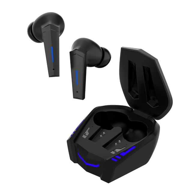 Bearachild Auriculares de trabajo, portátiles, compatibles con Bluetooth, tipo intrauditivo, manos libres, llamada, micrófono ajustable, Cables de audio/vídeo