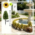 thumbnail image 3 of PoyoKee Fake Flowers, 2pcs No Watering Ground Stake Artificial Flowers for Outdoors, No-Fade Faux Fake Plants for Porch Garden Room Decor, 22 inch, 3 of 7