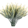 thumbnail image 1 of Artificial Lavender Flowers Fake Plants with Fake Plastic Wedding Bouquet for Home Kitchen Decor 10pcs yellow WD.WDQZL Hogar, 1 of 1