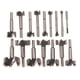 thumbnail image 1 of Juego de brocas Forstner Bosch FB1600 de 16 piezas con funda de madera, 1 of 6