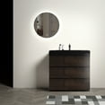 thumbnail image 2 of 36" Walnut Bathroom Vanity With Sink - Modern, Spacious, And Stylish 36", Smooth Operation, 2 of 3