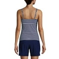 thumbnail image 2 of Lands' End Women's Petite V-Neck Wrap Underwire Tankini Swimsuit Top, 2 of 3
