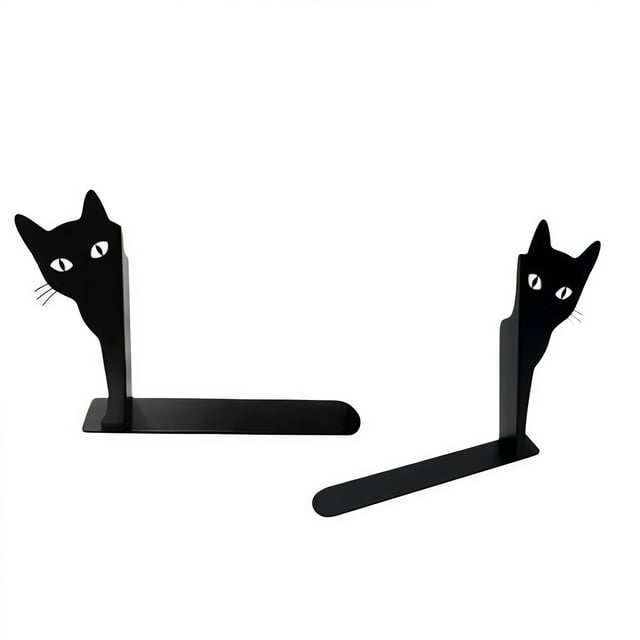 Rack Organization Decorative Animal Shaped Metal Book Ends for Home Bedroom Living Room Library Heavy Duty Support and Stylish Display 2PCS